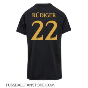 Real Madrid Antonio Rudiger #22 Replik 3rd trikot Damen 2023-24 Kurzarm